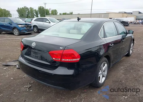 2013 Volkswagen Passat Se из США, поврежденный, VIN 1VWBP7A33DC135920